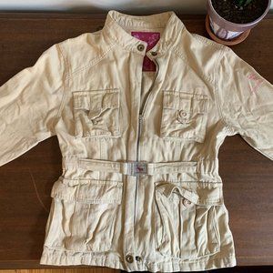 SM Abercrombie and Fitch Vintage Christmas Tan Jacket